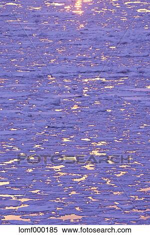 Stock Photography - Drift ice, Hokkaido. Fotosearch