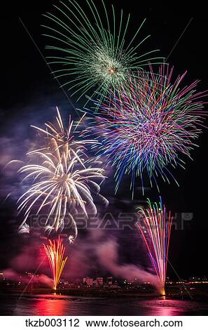 Stock Image - Fireworks. Fotosearch