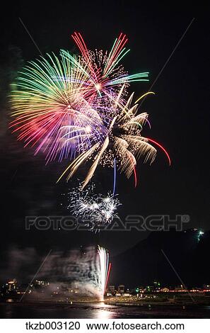 Stock Image - Fireworks. Fotosearch