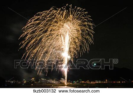 Stock Image - Fireworks. Fotosearch