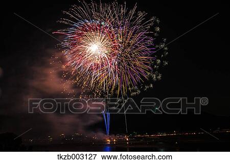 Stock Photo - Fireworks. Fotosearch