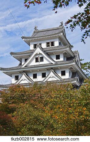 Gujo Hachiman Castle, Gifu Prefecture View Large Photo Image Stock Photography - Gujo Hachiman Castle, Gifu Prefecture. Fotosearch