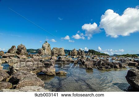 Hashikuiiwa Rock Formation, Wakayama Prefecture View Large Photo Image Stock Image - Hashikuiiwa Rock Formation, Wakayama Prefecture. Fotosearch