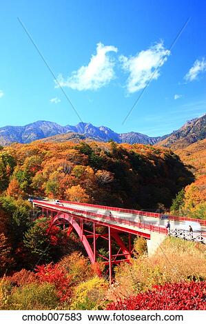 Higashisawa Bridge, Yamanashi Prefecture View Large Photo Image Stock Image - Higashisawa Bridge, Yamanashi Prefecture. Fotosearch
