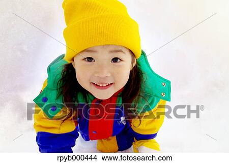 Picture - Japanese kid. Fotosearch