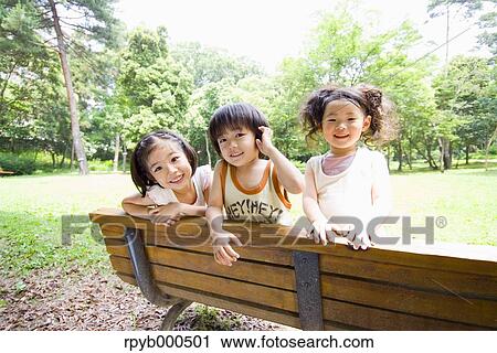 Stock Image - Japanese kids. Fotosearch