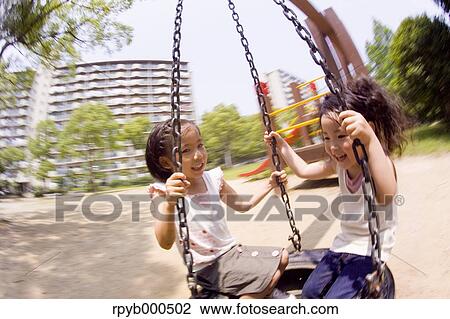 Stock Image - Japanese kids. Fotosearch