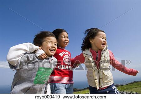Stock Photo - Japanese kids. Fotosearch