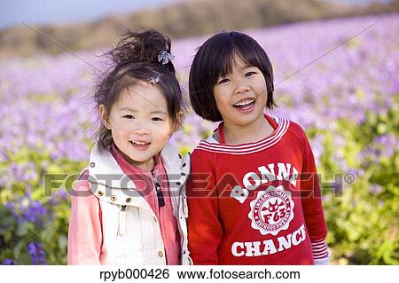 Stock Photograph - Japanese kids. Fotosearch
