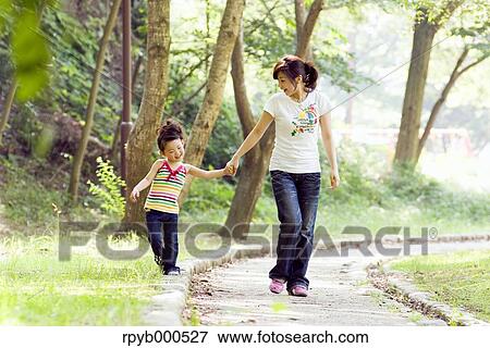 Japanese mother and daughter View Large Photo Image Stock Photo - Japanese mother and daughter. Fotosearch