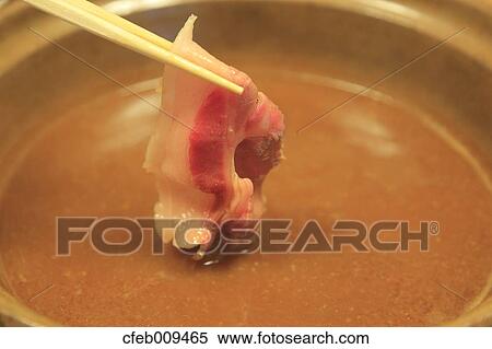 Stock Photography - Japanese style wild boar stew. Fotosearch