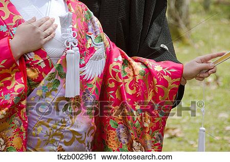 Japanese wedding View Large Photo Image Stock Image - Japanese wedding. Fotosearch