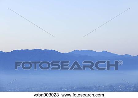 Kofu Basin, Yamanashi Prefecture View Large Photo Image Stock Image - Kofu Basin, Yamanashi Prefecture. Fotosearch