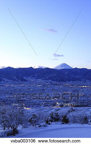 Kofu Basin, Yamanashi Prefecture View Large Photo Image Stock Photograph - Kofu Basin, Yamanashi Prefecture. Fotosearch