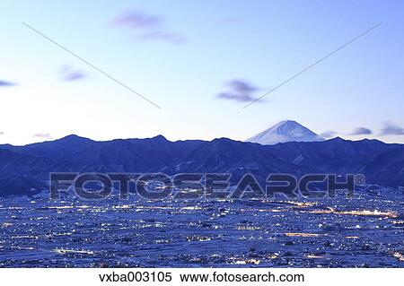 Kofu Basin, Yamanashi Prefecture View Large Photo Image Stock Photography - Kofu Basin, Yamanashi Prefecture. Fotosearch