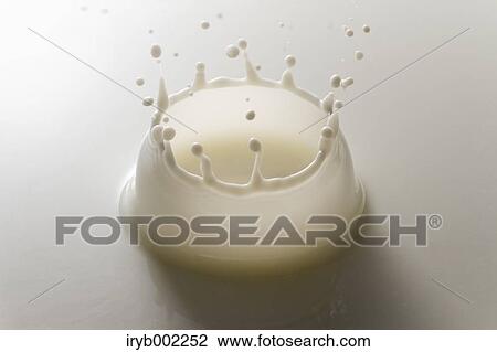 Milk crown View Large Photo Image Stock Image - Milk crown. Fotosearch