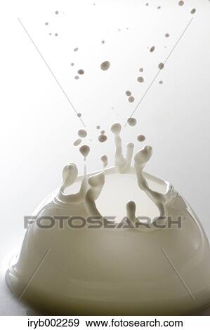 Stock Photo - Milk crown. Fotosearch
