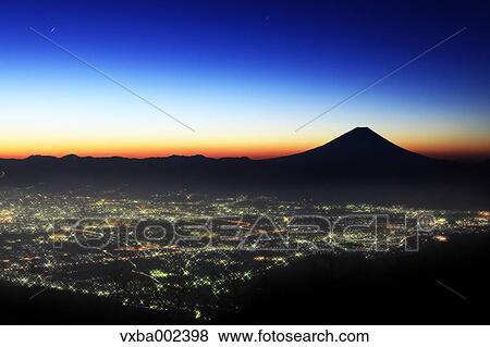 Mount Fuji at sunrise View Large Photo Image Stock Photo - Mount Fuji at sunrise. Fotosearch