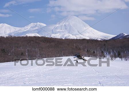 Mount Rausu, Hokkaido View Large Photo Image Stock Photo - Mount Rausu, Hokkaido. Fotosearch