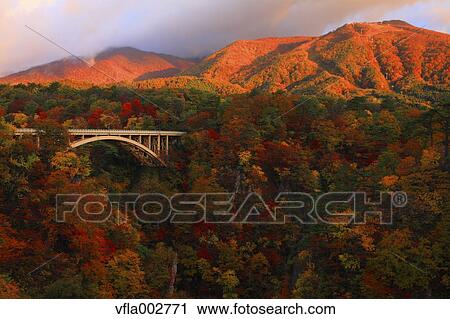 Stock Image - Ofukasawa Bridge, Miyagi Prefecture. Fotosearch