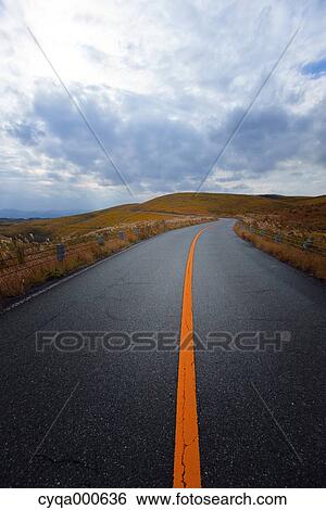 Stock Photograph - Road in the countryside. Fotosearch