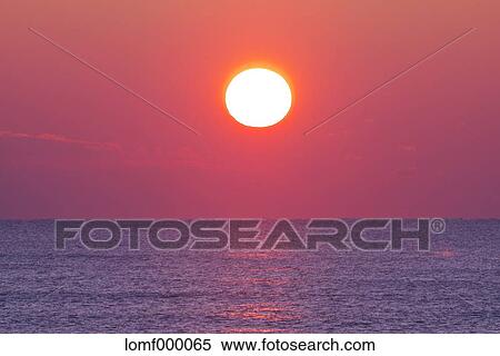 Sea at sunrise View Large Photo Image Stock Photography - Sea at sunrise. Fotosearch