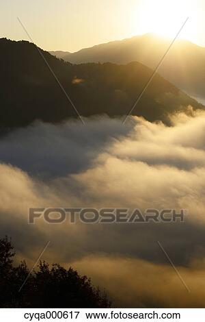 Stock Photo - Sea of clouds. Fotosearch
