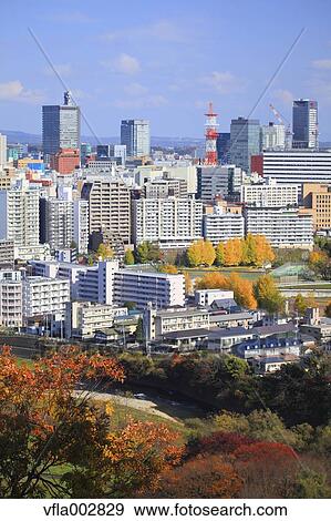 Sendai cityscape View Large Photo Image Stock Photo - Sendai cityscape. Fotosearch