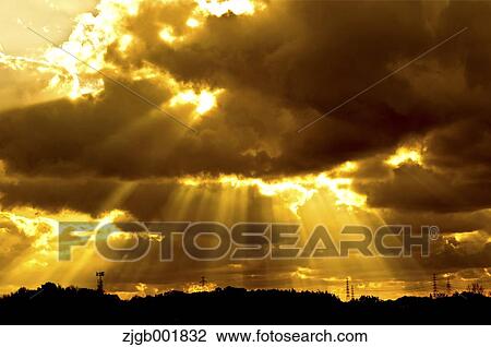 Stock Image - Sky and clouds. Fotosearch