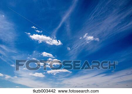 Stock Image - Sky with clouds. Fotosearch