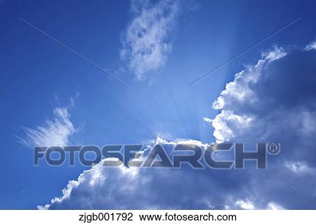 Stock Image - Sky with clouds. Fotosearch