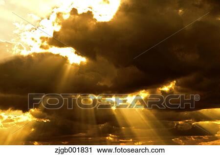 Stock Image - Sky with clouds. Fotosearch