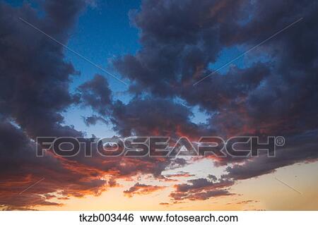 Stock Photograph - Sky with clouds. Fotosearch