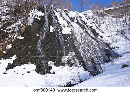 Stock Image - Snow in Hokkaido, Japan. Fotosearch