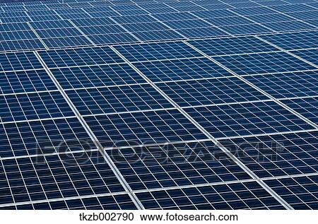 Stock Image - Solar panels. Fotosearch