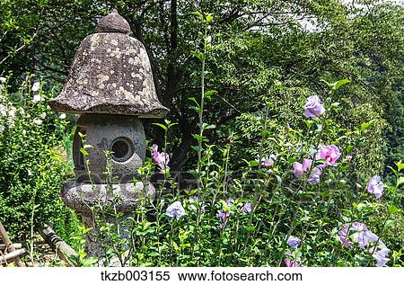 Stone lantern View Large Photo Image Stock Photography - Stone lantern. Fotosearch
