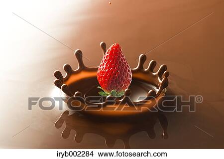 Strawberry and chocolate crown View Large Photo Image Picture - Strawberry and chocolate crown. Fotosearch