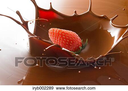 Strawberry and chocolate View Large Photo Image Stock Photo - Strawberry and chocolate. Fotosearch