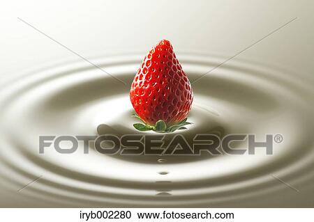 Strawberry and milk View Large Photo Image Stock Image - Strawberry and milk. Fotosearch