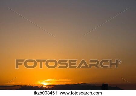 Sunset sky, Aichi Prefecture View Large Photo Image Stock Image - Sunset sky, Aichi Prefecture. Fotosearch