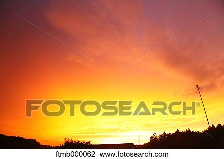 Stock Image - Sunset. Fotosearch