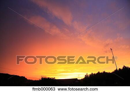 Stock Image - Sunset. Fotosearch