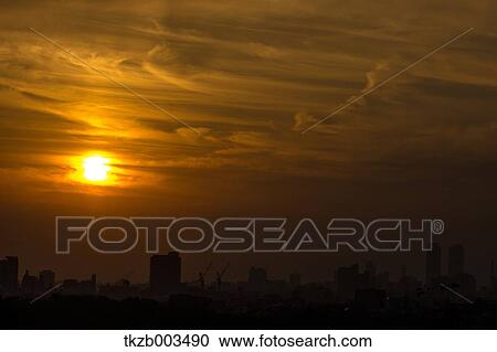 Stock Image - Sunset. Fotosearch