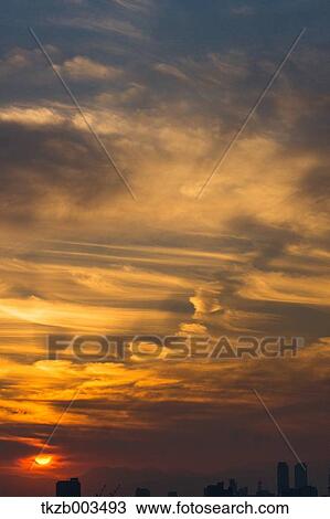 Stock Image - Sunset. Fotosearch