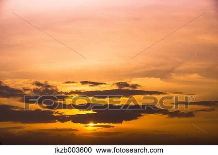 Sunset View Large Photo Image Stock Image - Sunset. Fotosearch