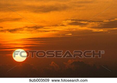 Sunset View Large Photo Image Stock Photo - Sunset. Fotosearch