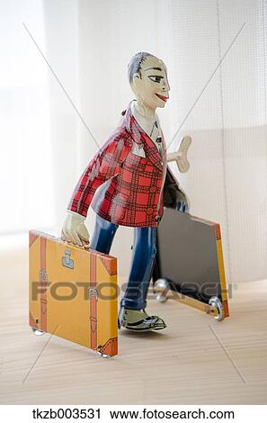 Tin toy by the window View Large Photo Image Stock Image - Tin toy by the window. Fotosearch