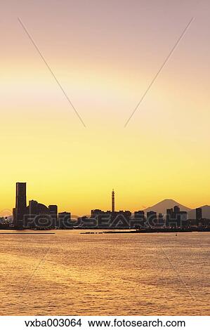 View from Daikoku Bridge in Yokohama, Kanagawa Prefecture View Large Photo Image Picture - View from Daikoku Bridge in Yokohama, Kanagawa Prefecture. Fotosearch