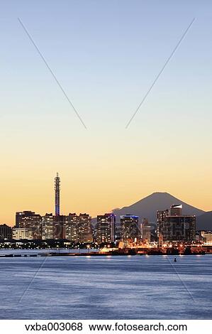 View from Daikoku Bridge in Yokohama, Kanagawa Prefecture View Large Photo Image Stock Photo - View from Daikoku Bridge in Yokohama, Kanagawa Prefecture. Fotosearch