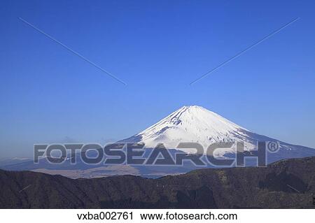 Stock Image - View of Mount Fuji. Fotosearch